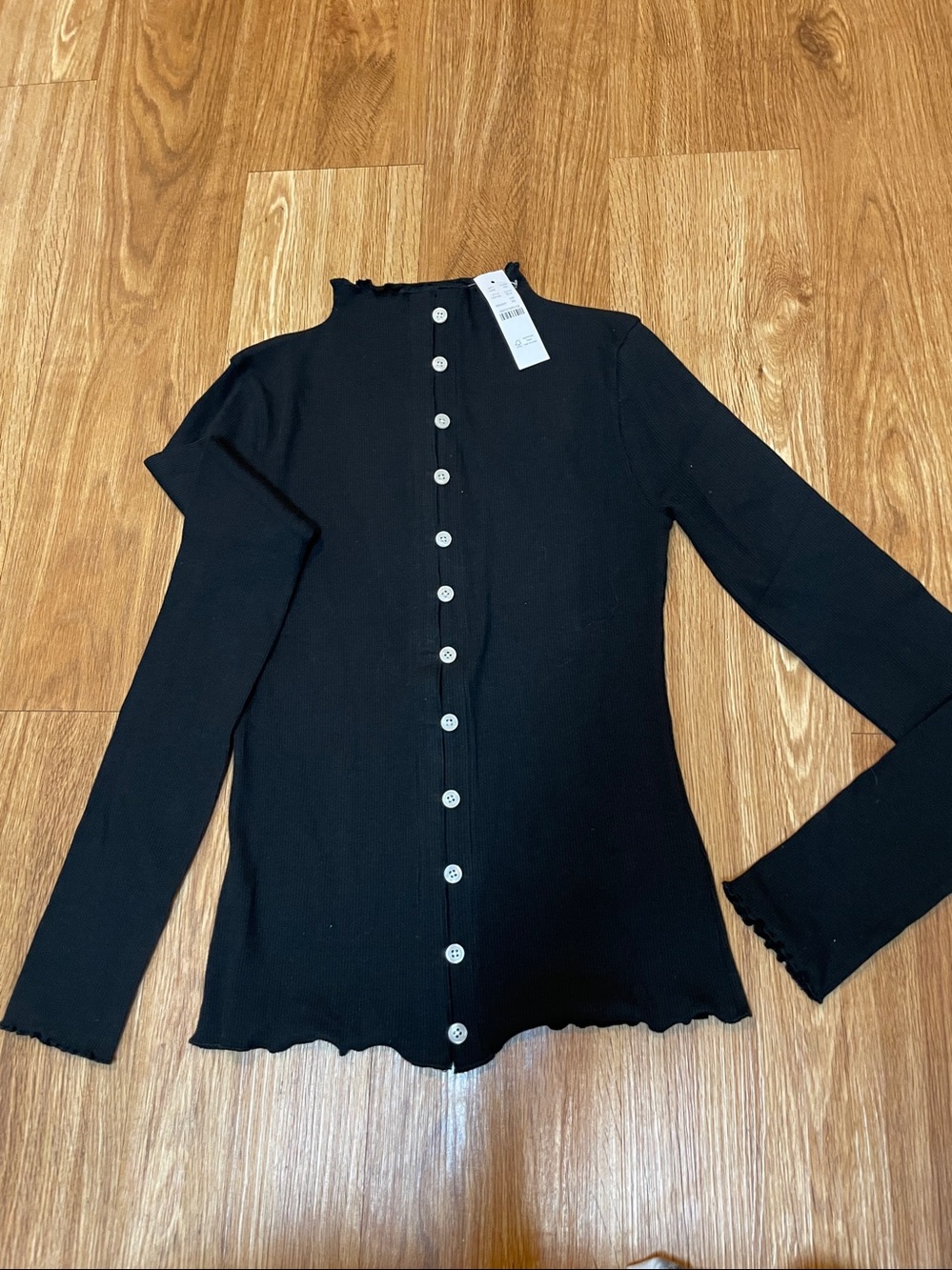 JCrew Perfect Rib Cardigan with Buttons Sz XS